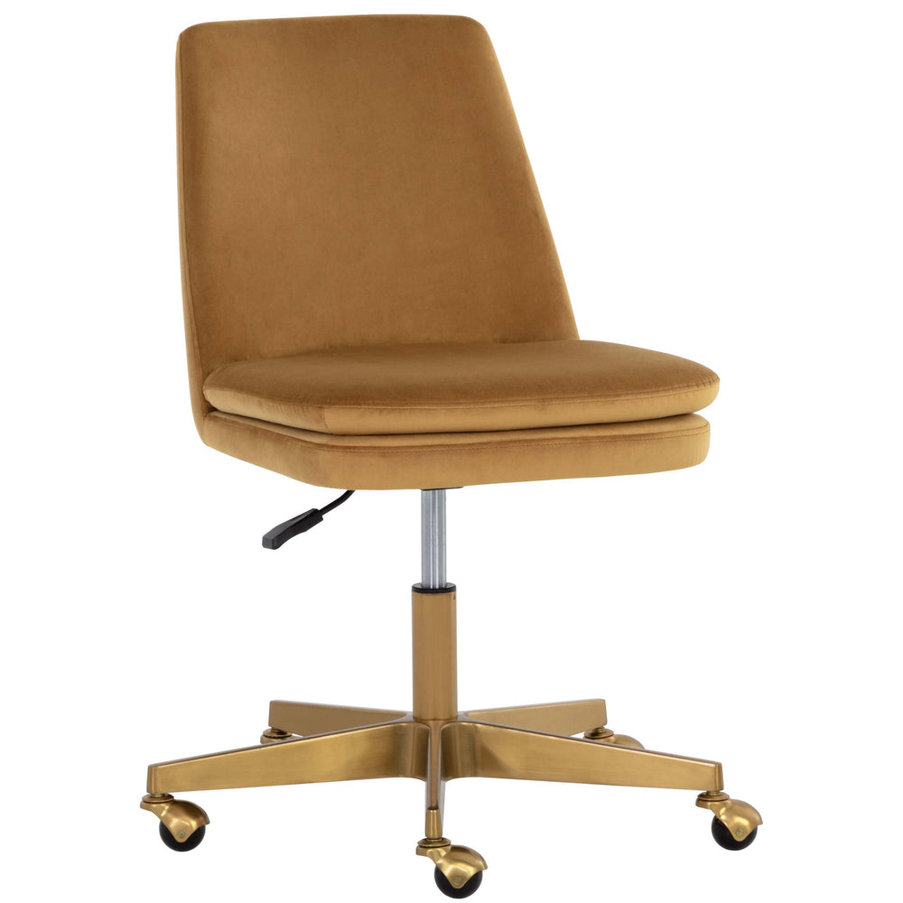 Berget Office Chair, Gold Sky-Furniture - Office-High Fashion Home