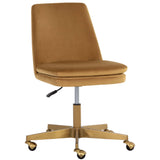 Berget Office Chair, Gold Sky-Furniture - Office-High Fashion Home