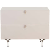 Celine Large Nightstand, Cream-Furniture - Bedroom-High Fashion Home