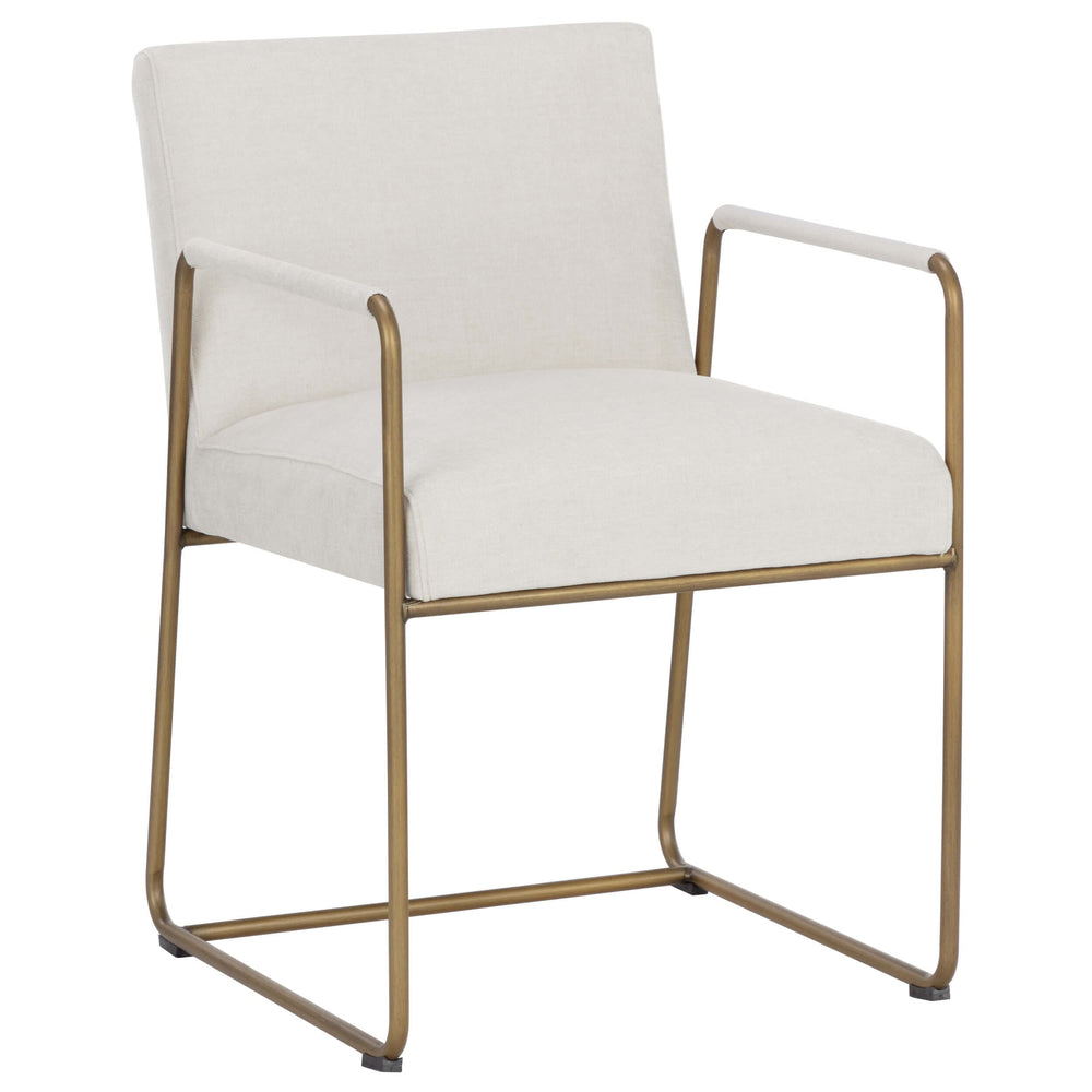 Balford Arm Chair, Danny Ivory-Furniture - Dining-High Fashion Home