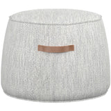 Mitchell Ottoman, Merino Cotton-Furniture - Chairs-High Fashion Home