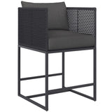 Crete Outdoor Counter Stool, Gracebay Grey-Furniture - Dining-High Fashion Home