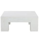 Renley Coffee Table, White-Furniture - Accent Tables-High Fashion Home