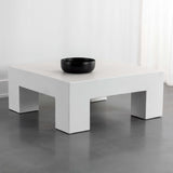 Renley Coffee Table, White-Furniture - Accent Tables-High Fashion Home