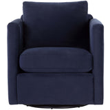 Georgie Swivel Chair, Abbington Navy-Furniture - Chairs-High Fashion Home