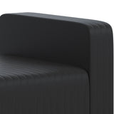 Odette Bench, Maven Black-Furniture - Chairs-High Fashion Home