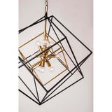 Roundout 12 Light Pendant, Aged Brass - Lighting - High Fashion Home