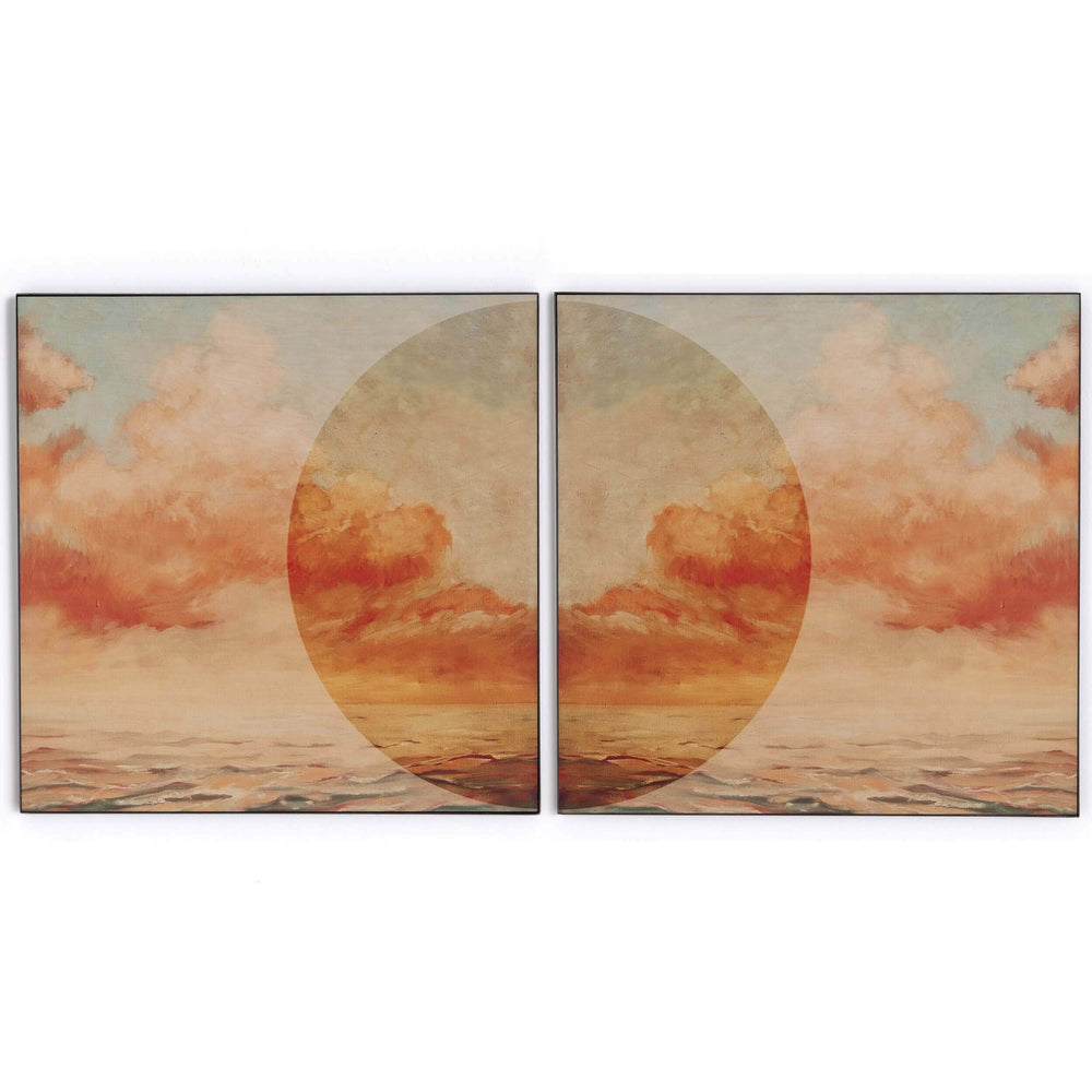 Sunrise I & II Diptych by Coup D'Esprit-Accessories Artwork-High Fashion Home