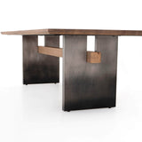 Brennan Dining Table, Dove Oak-Furniture - Dining-High Fashion Home