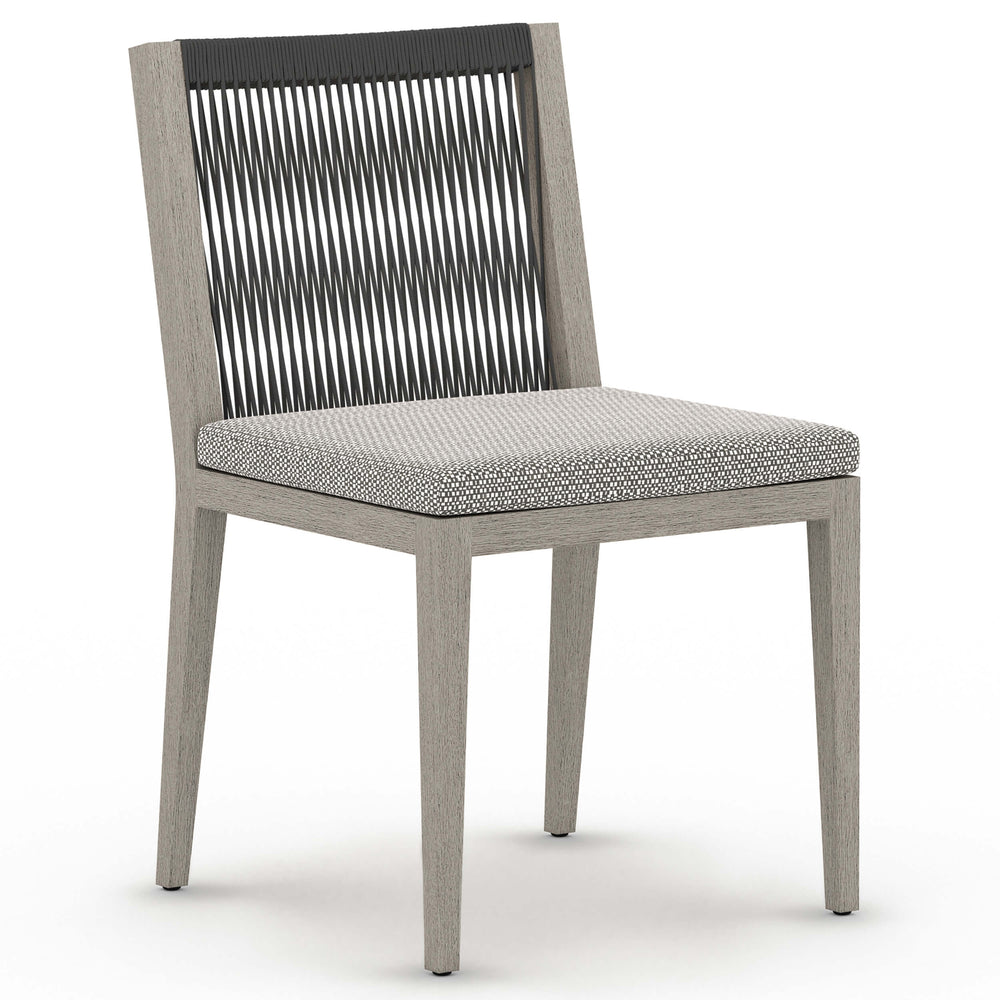 Sherwood Outdoor Dining Chair, Faye Ash/Weathered Grey-Furniture - Dining-High Fashion Home