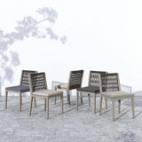 Sherwood Outdoor Dining Chair, Faye Ash/Weathered Grey-Furniture - Dining-High Fashion Home