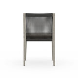 Sherwood Outdoor Dining Chair, Charcoal/Weathered Grey-Furniture - Dining-High Fashion Home