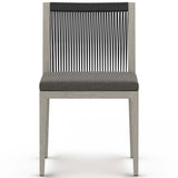 Sherwood Outdoor Dining Chair, Charcoal/Weathered Grey-Furniture - Dining-High Fashion Home