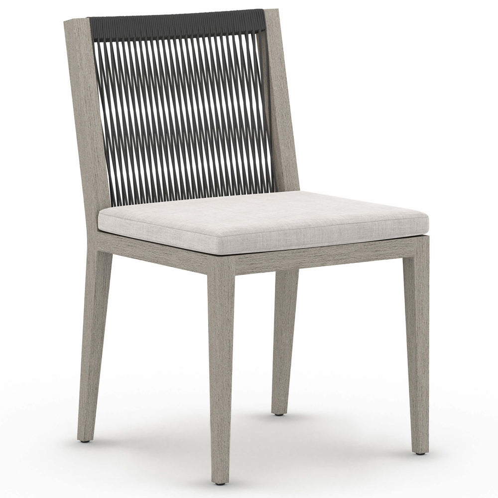 Sherwood Outdoor Dining Chair, Stone Grey/Weathered Grey-Furniture - Dining-High Fashion Home