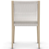 Sherwood Outdoor Dining Chair, Nattural Ivory/Washed Brown-Furniture - Dining-High Fashion Home