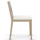 Sherwood Outdoor Dining Chair, Nattural Ivory/Washed Brown-Furniture - Dining-High Fashion Home