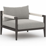 Sherwood Outdoor Chair, Faye Ash/Bronze-Furniture - Chairs-High Fashion Home