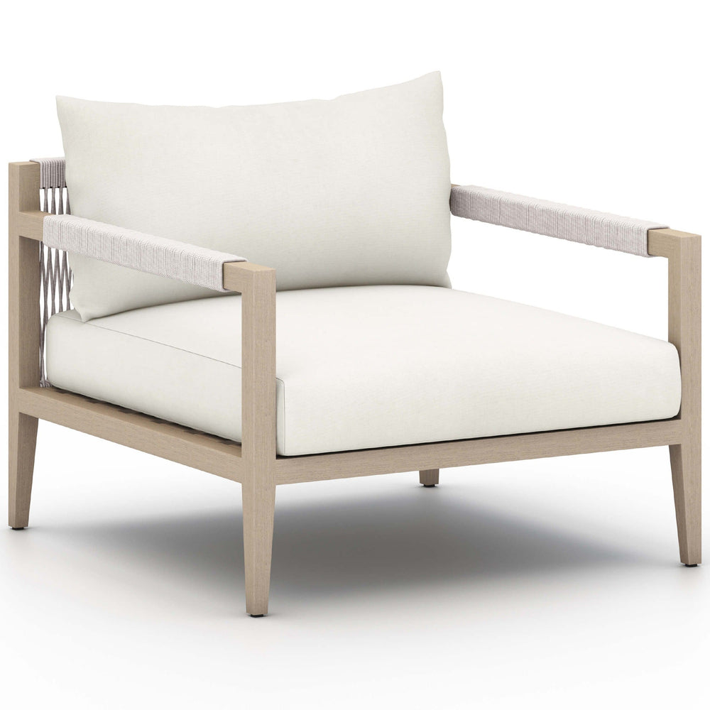 Sherwood Outdoor Chair, Natural Ivory/Washed Brown-Furniture - Chairs-High Fashion Home