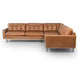 Lexi 3-Piece Leather Sectional, Sonoma Butterscotch-Furniture - Sofas-High Fashion Home