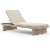 Leroy Outdoor Chaise, Faye Sand/Washed Brown-Furniture - Chairs-High Fashion Home