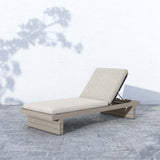 Leroy Outdoor Chaise, Stone Grey/Weathered Grey-Furniture - Chairs-High Fashion Home