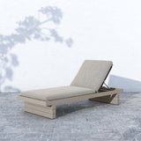 Leroy Outdoor Chaise, Faye Ash/Weathered Grey-Furniture - Chairs-High Fashion Home