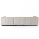 Gwen Outdoor 3-Piece Sectional, Faye Ash-Furniture - Sofas-High Fashion Home