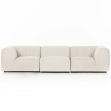 Gwen Outdoor 3-Piece Sectional, Faye Sand-Furniture - Sofas-High Fashion Home