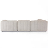 Gwen Outdoor 4-Piece Sectional, Faye Ash-Furniture - Sofas-High Fashion Home