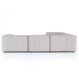 Gwen Outdoor 5-Piece Sectional, Faye Ash-Furniture - Sofas-High Fashion Home