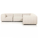 Gwen Outdoor 5-Piece Sectional, Faye Sand-Furniture - Sofas-High Fashion Home