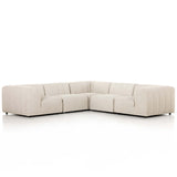 Gwen Outdoor 5-Piece Sectional, Faye Sand-Furniture - Sofas-High Fashion Home