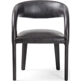 Hawkins Leather Dining Chair, Sonoma Black, Set of 2-Furniture - Chairs-High Fashion Home