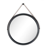 Des Mirror, Black Wash Poplar-Accessories-High Fashion Home