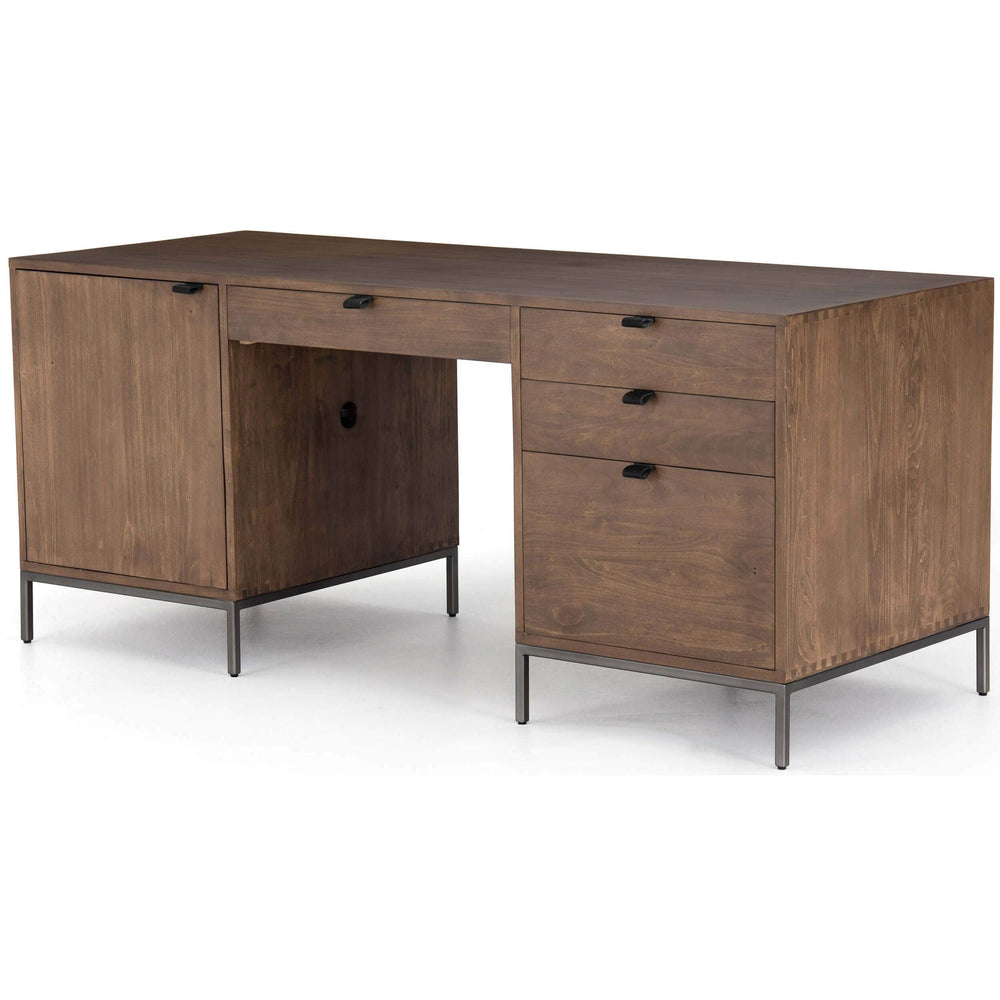 Trey Executive Desk, Auburn-Furniture - Office-High Fashion Home