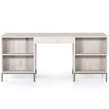 Trey Executive Desk, Dove Poplar-Furniture - Office-High Fashion Home