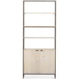 Trey Modular Wide Bookcase, Dove Poplar-Furniture - Storage-High Fashion Home