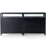 Shadow Box Sideboard, Black-Furniture - Storage-High Fashion Home