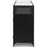 Shadow Box Sideboard, Black-Furniture - Storage-High Fashion Home