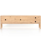 Isador Media Console, Dry Wash Poplar-Furniture - Storage-High Fashion Home