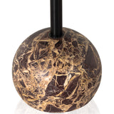 Viola Accent Table, Merlot Marble