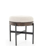 Edwyn Small Ottoman, Gibson Wheat-Furniture - Chairs-High Fashion Home