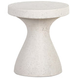 Koda Outdoor End Table, Textured Grey-Furniture - Accent Tables-High Fashion Home