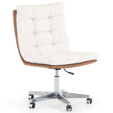 Quinn Leather-Back Desk Chair, Dover Crescent-Furniture - Office-High Fashion Home