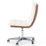 Quinn Leather-Back Desk Chair, Dover Crescent-Furniture - Office-High Fashion Home