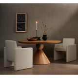 Bibianna Dining Table, Smoked Honey-Furniture - Dining-High Fashion Home