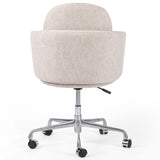 Bijou Desk Chair, Fayette Dove-Furniture - Office-High Fashion Home