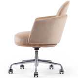 Bijou Desk Chair, Surrey Camel-Furniture - Office-High Fashion Home