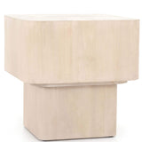 Blanco End Table, Bleached Burl-High Fashion Home