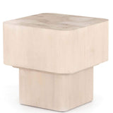 Blanco End Table, Bleached Burl-High Fashion Home